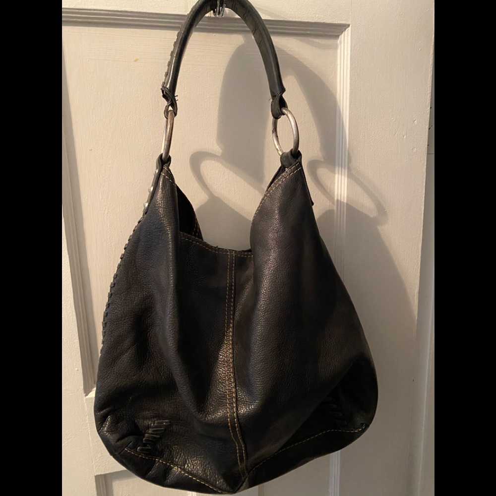 Lucky Brand Black Hobo Purse